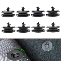 10pcs universal car mat carpet clips fixing grips clamps floor holder sleeves black durable interior parts car accessories