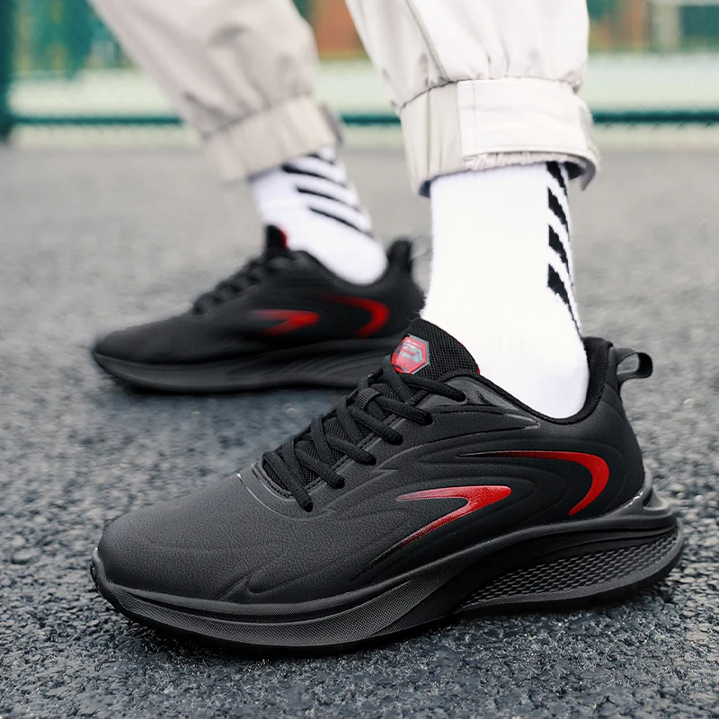 Men's Running Shoes Classical Man Sports Shoes Thick Sole Comfortable Antiskid Outdoor Jogging Sneakers