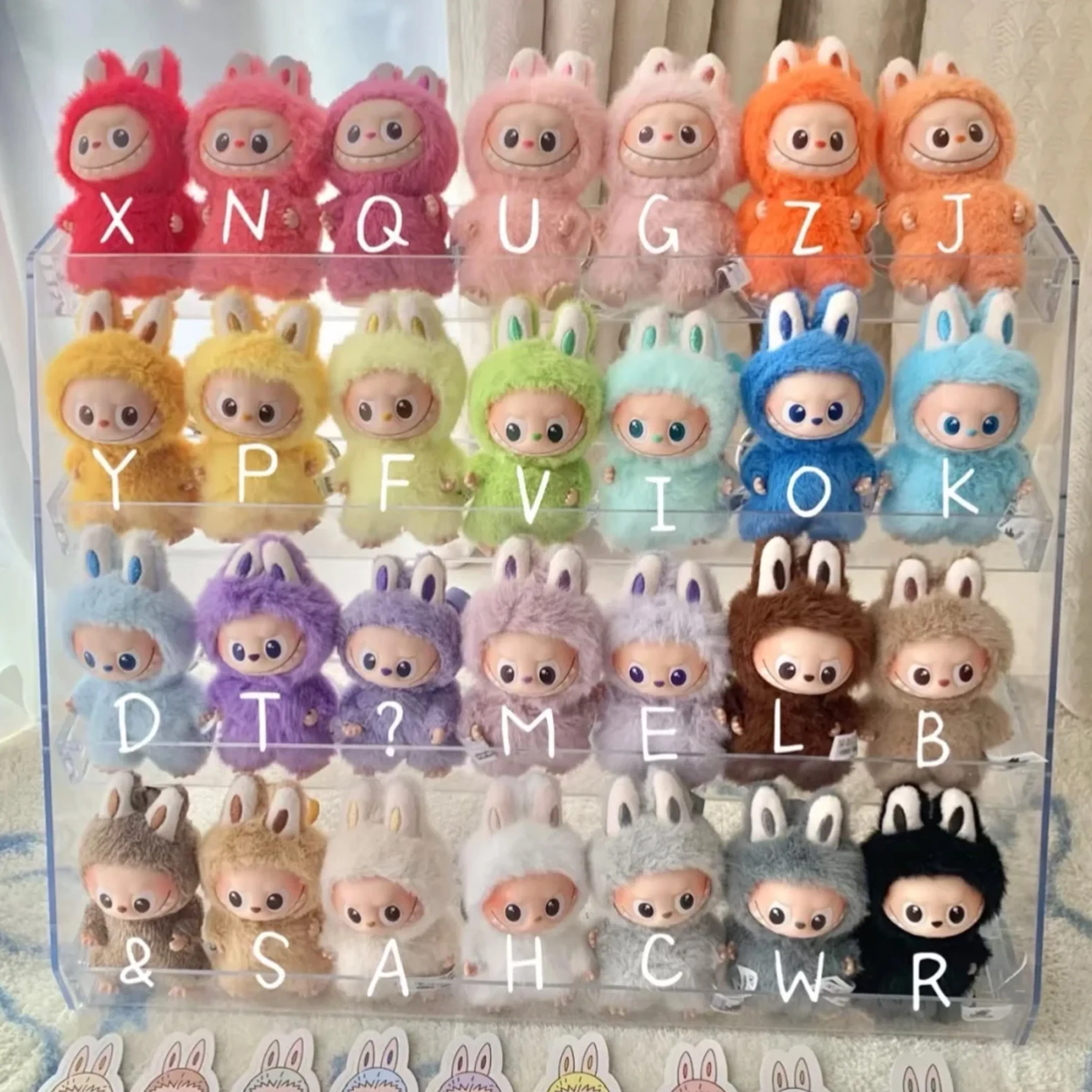 POP MART labubu doll (A-Z) The Monsters Pin for Love Series Blind Box Toys Anime Action Figure Surprise Mystery