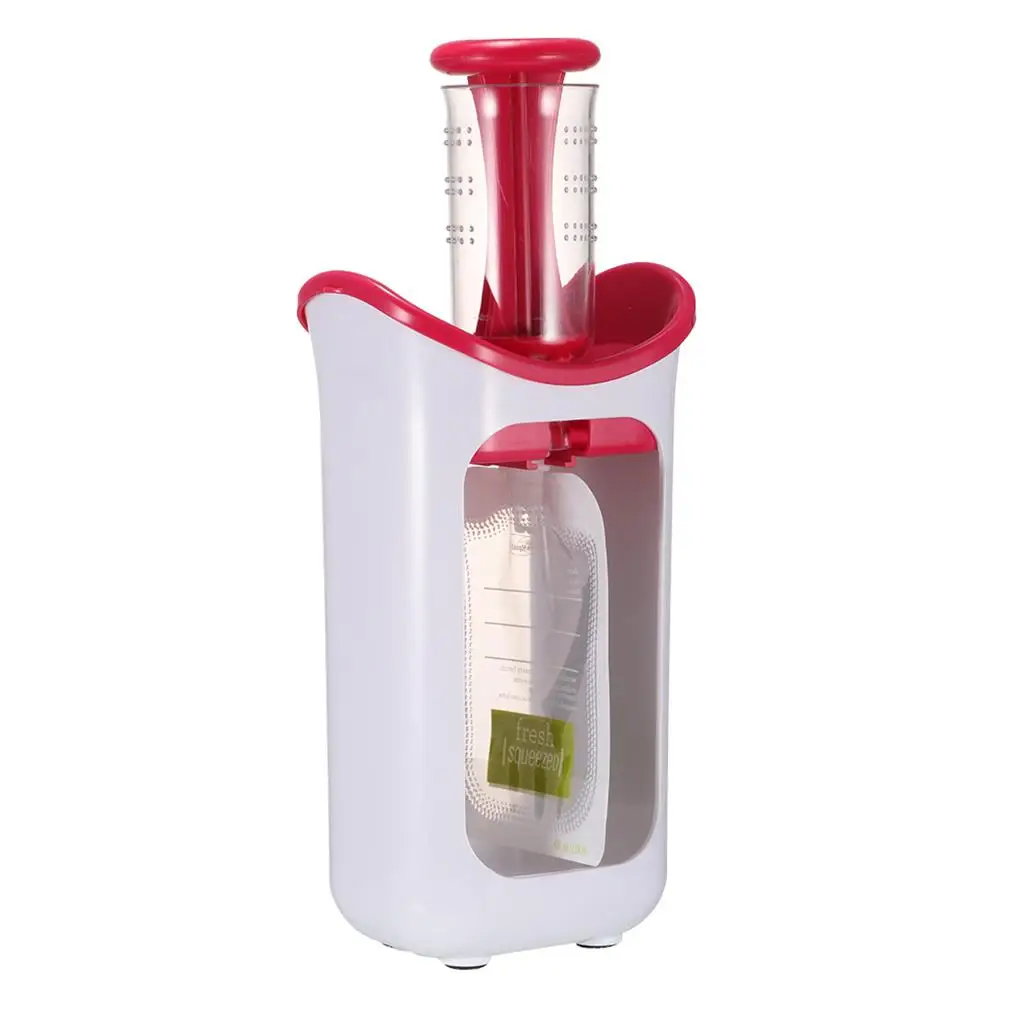 

Children Puree Squeezer Household Fruit Dispenser Manual Juicers Pouches Supplement Storage Bag Packing Machine Travel