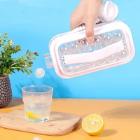 portable 2 in 1 ice ball maker kettle creative ice cube mold container ice cube mold with lid kitchen bar accessories gadgets