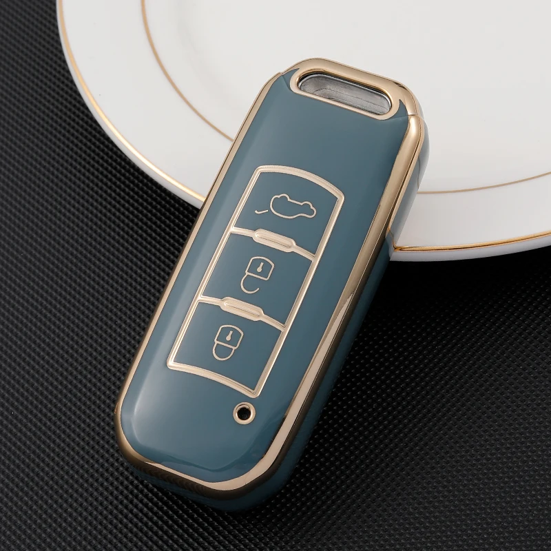 

TPU Leather Car Remote Key Case Cover Shell Fob For GAC Trumpchi GS GA3 GA3S GA5 GA6 GS4 GS8 GS5 GS3 GA4 Keychain Accessories