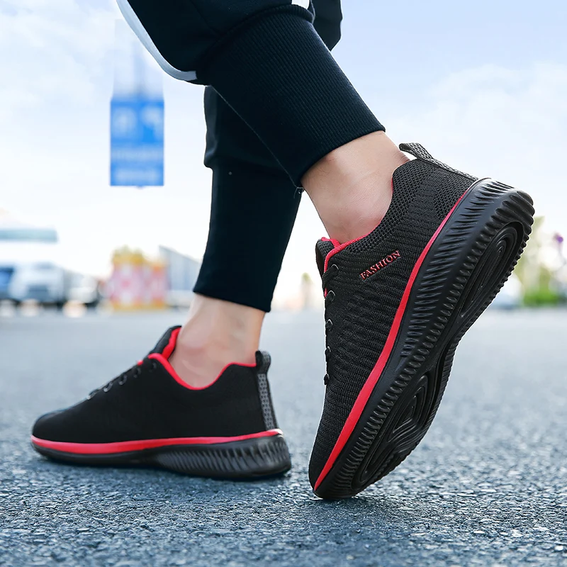 Men Casual Shoes 2023 New Pattern Athletic Jogging Sneaker Mesh Breathable Anti-skid Shoes for Women Zapatillas De Deporte