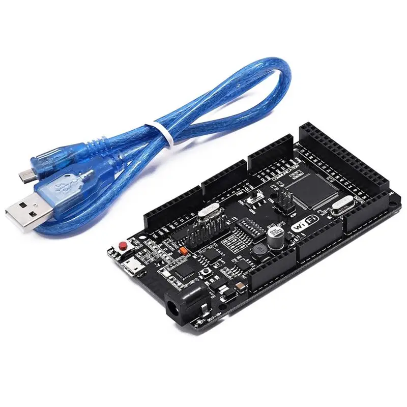 Фото Mega2560 + Wifi R3 Atmega2560 32 МБ памяти USB-TTL CH340 Идеально подходит для энтузиастов проектов IoT-B12B №1
