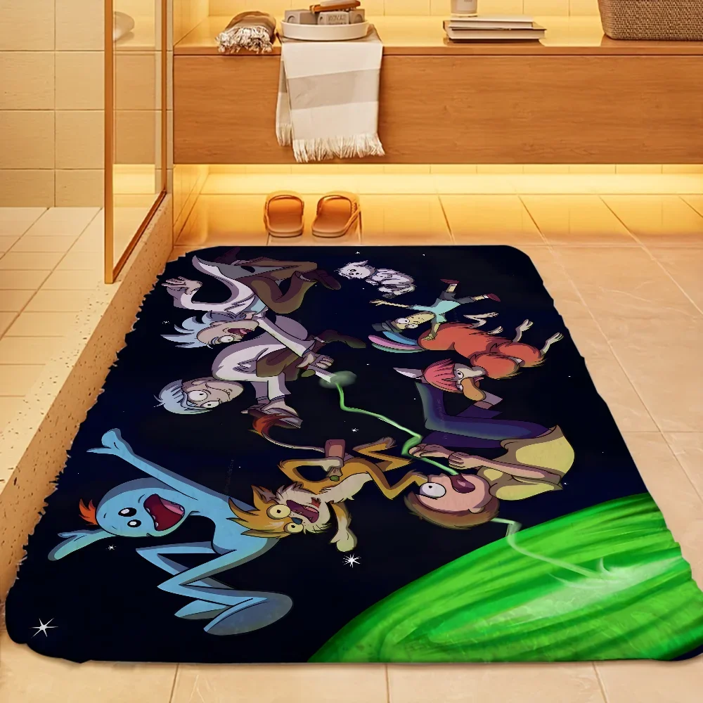1 шт. коврик для пола в стиле аниме R RICK AND M MORTY