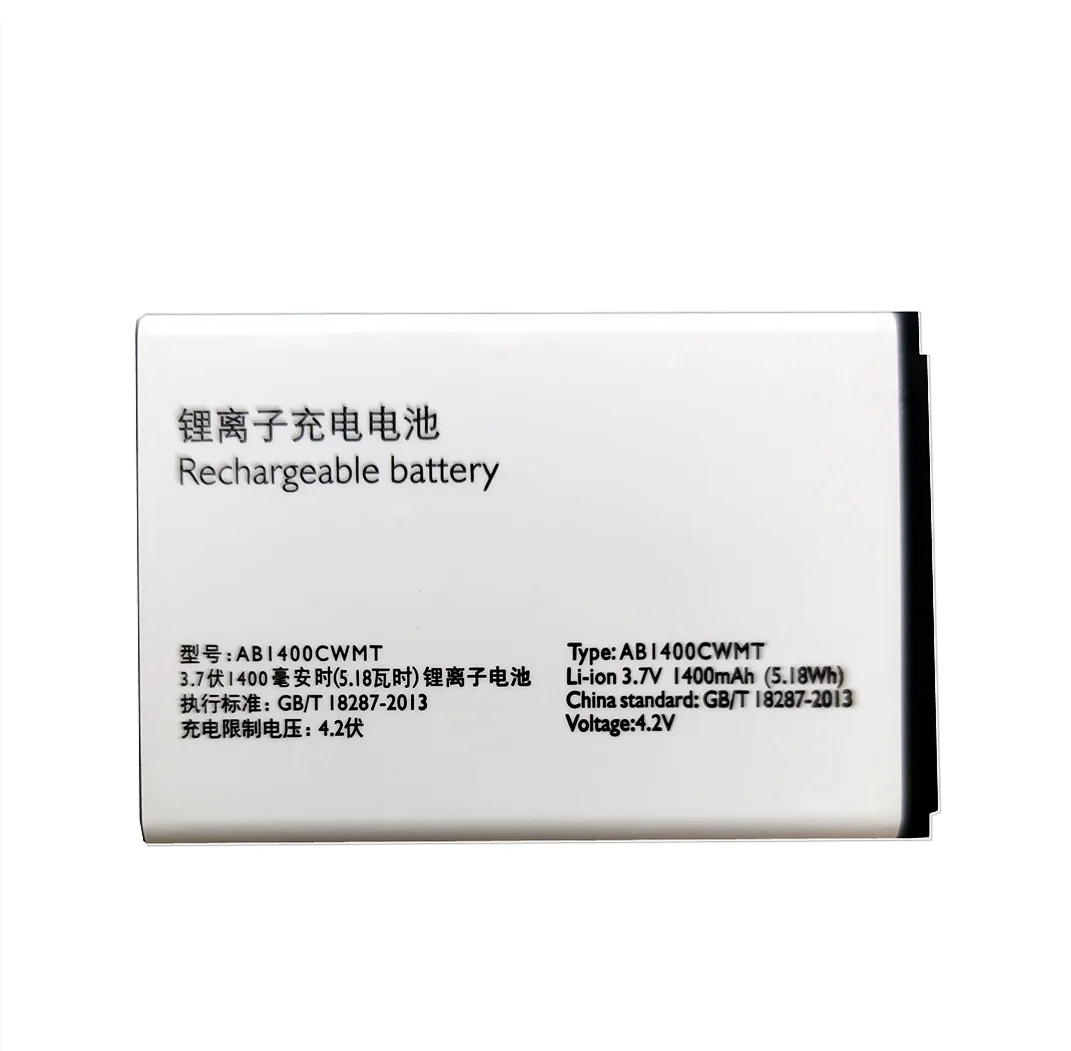 Новый перезаряжаемый литий-ионный полимерный аккумулятор 1400 мАч AB1400CWMT для