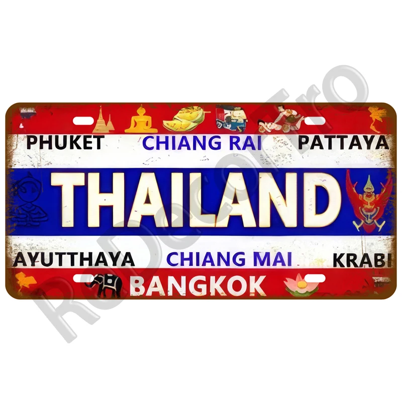 Металлический знак флаг Германии США Франции Израиля Испании жестяная тарелка