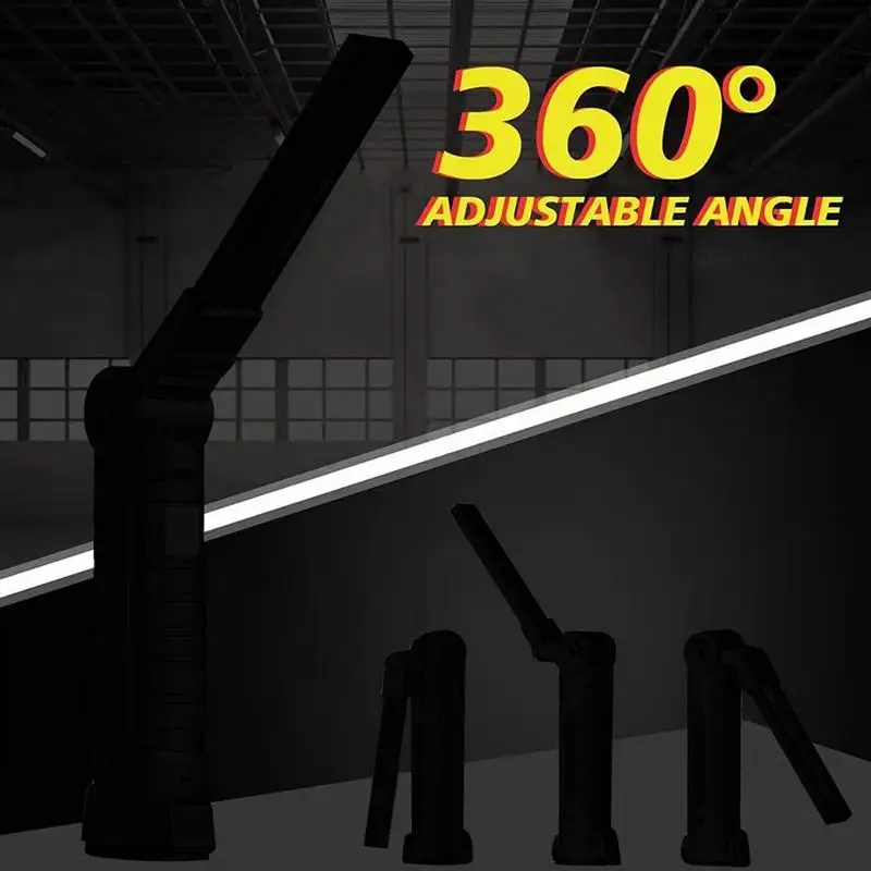 

Rechargeable Work Lights Hanging Lamp Built-in Battery Multiple working mode Camping Torch Magnetic Base Foldable Design