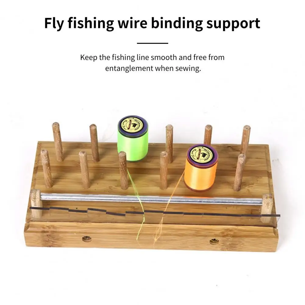 

Rectangular Thread Spool Stand Detachable Keep Fishing Line Smooth High Hardness Rib Runner Spool Station All for Fishing Tools