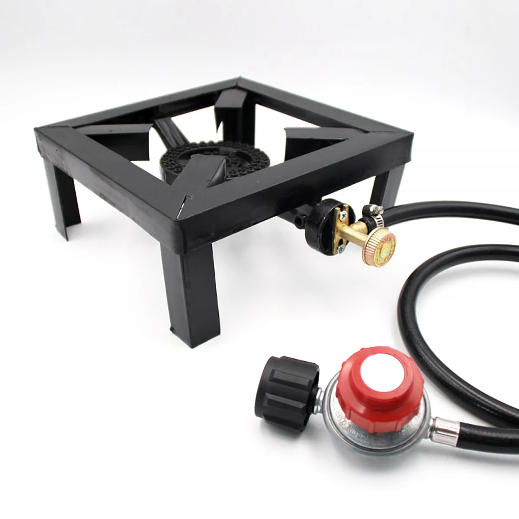 

Portable Camping Stove Iron Burner Strong Cooking Burning Boiling Cookware Outdoor Hiking Fishing Courtyard Barbecue