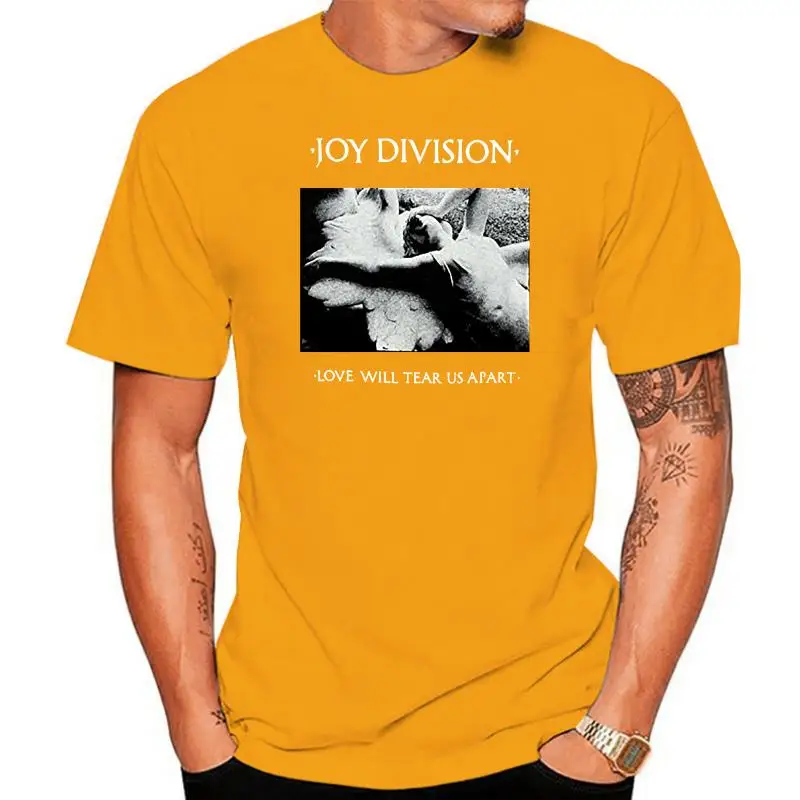 

Модная футболка из 100% хлопка, Мужская футболка с надписью «Joy Division Love Will Tear Us»
