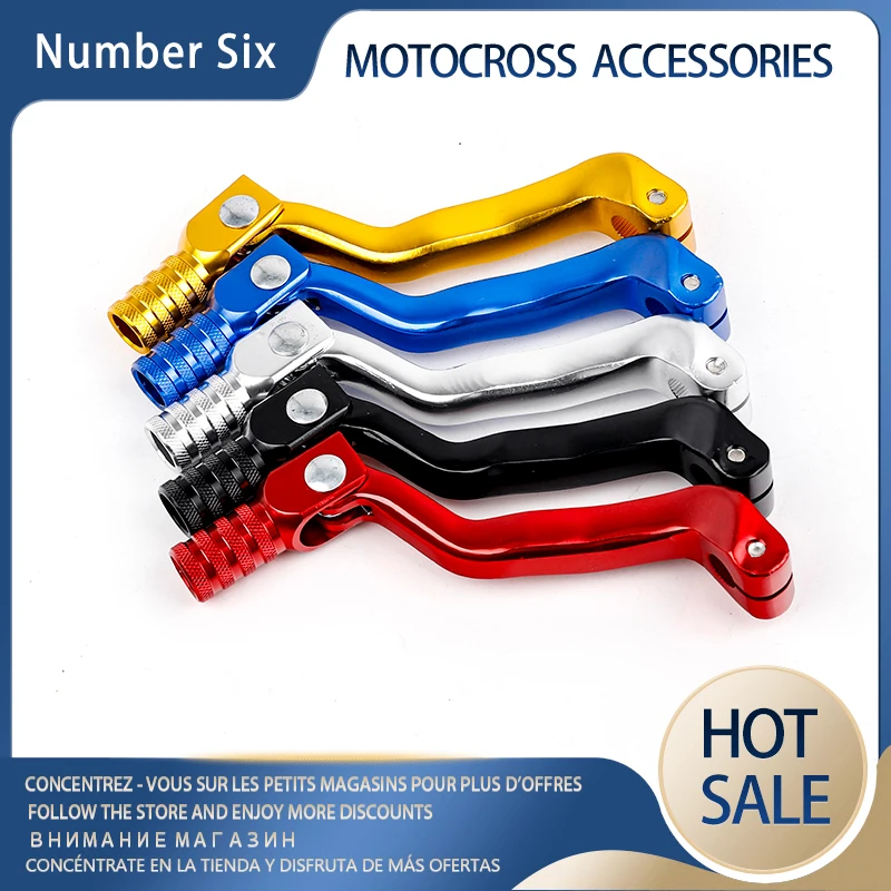 

Motorcycle Aluminum Alloy Folding Gear Shift Lever For Honda Yamaha Kawasaki Suzuki Off-road Vehicles ATV Gear Lever