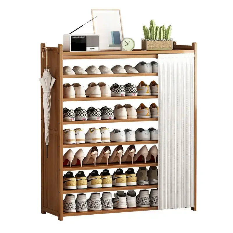 Пыленепроницаемый шкаф для обуви большая вместимость хранения простая