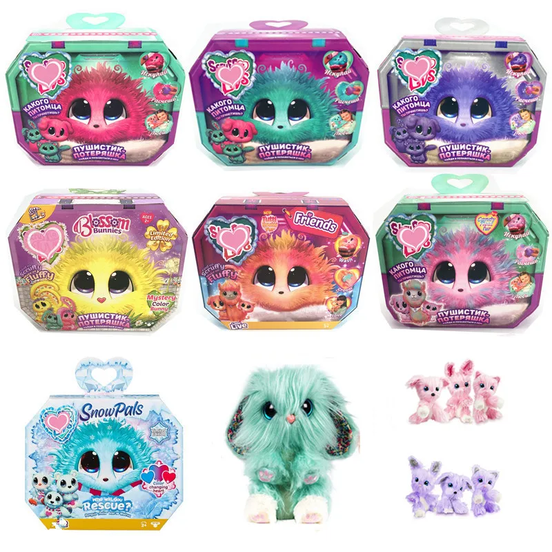 

2023 New Scruff A Luvsing Family Plush Toys Little Live Pets Alpaca Bear Unicorn Plush Dolls Surprises Christmas Gifts Kids Toys