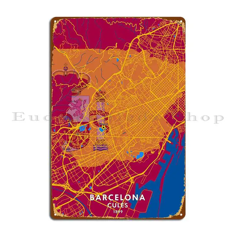 

Barca Camp Nou, металлическая фотография