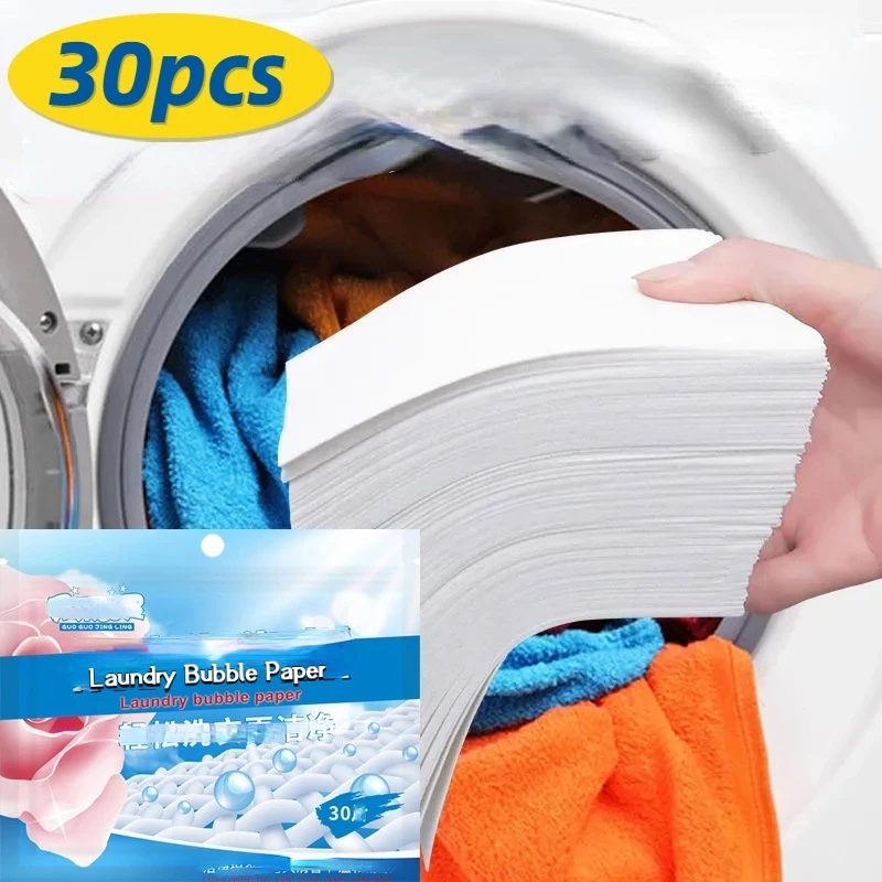 

Laundry Detergent Tablets for Children's Clothing, Washing Machines Laundry Soap, Concentrated, Washing Powder, Underwear, 30Pcs