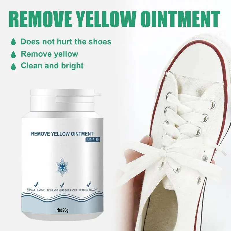 

White Shoe Cleaner Yellow Shoe Stain Remover Household Cleaning Solution For White Sneakers All Purpose Cleaner Accessories