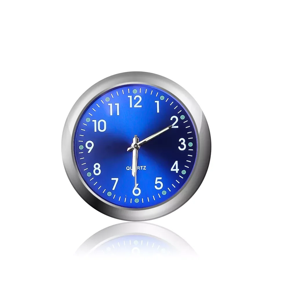 

Universal Round Car Clock Stick-On Electronic Watch Dashboard Noctilucent Decoration For Cars Car Accessary