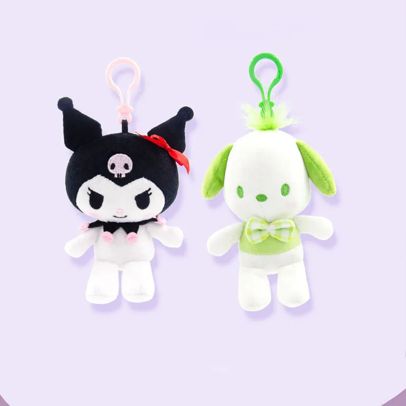 

Kawaii Sanrio Kuromi брелок-Плюшевая Кукла почтовые Мультяшные игрушки Мягкая набивная сумка Подвеска автомобильный брелок подарок для друзей на день рождения