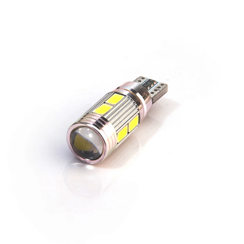 1/6/10x T10 10 SMD 5630 LED CANBUS безошибочная автомобильная лампа с клиновидным цоколем 194 W5W