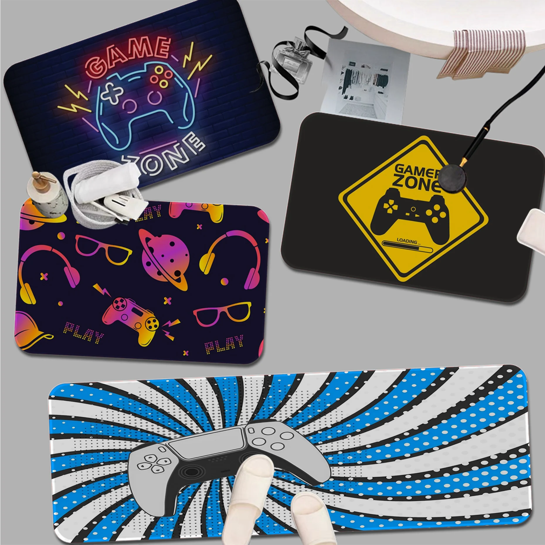 

Football Long Rugs Retro Multiple Choice Living Room Kitchen Rug Non-Slip Alfombra