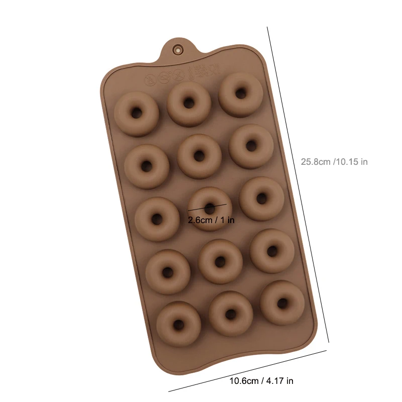 

Мини-форма для конфет "пончик" из силикона