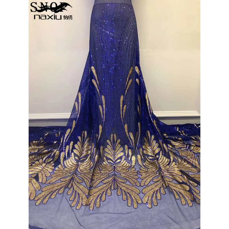 

2023 Высококачественная африканская Тюлевая кружевная ткань с блестками и вышивкой, нигерийская французская сетчатая кружевная ткань для шитья