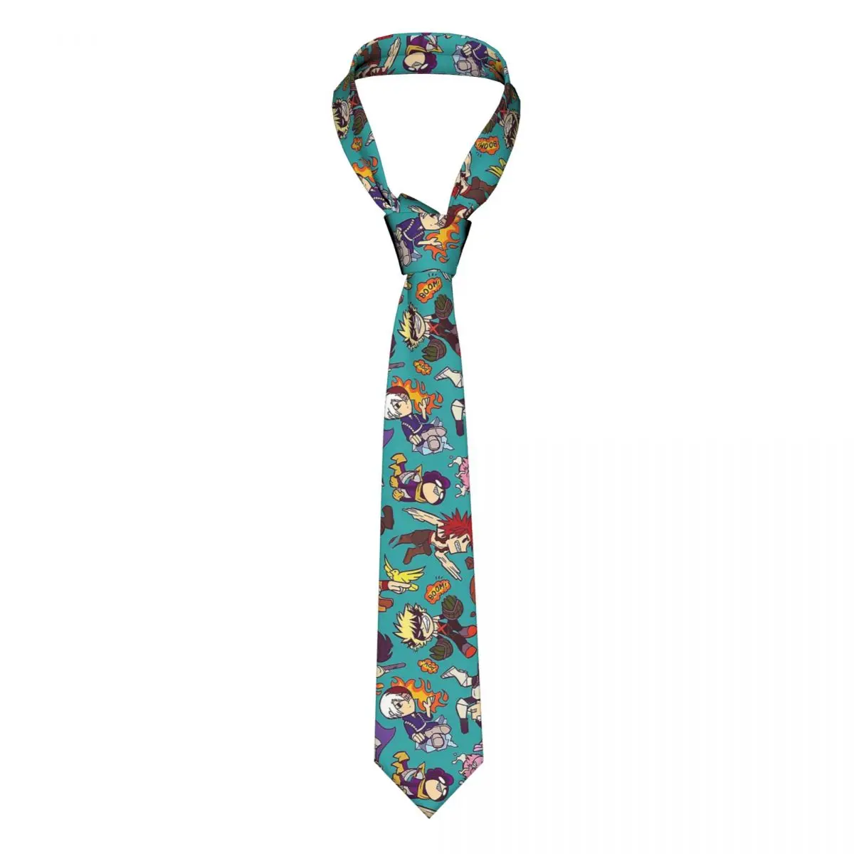 

Plus Ultra Pattern Unisex Necktie Fashion 8 cm Classic Boku No My Hero Academia Neck Tie for Men Daily Wear Cravat Wedding Party