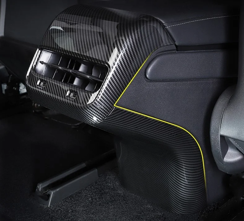 

Подходит для модификации и украшения противоскользящей защитной задней крышки выхлопной трубы для Tesla Model 3