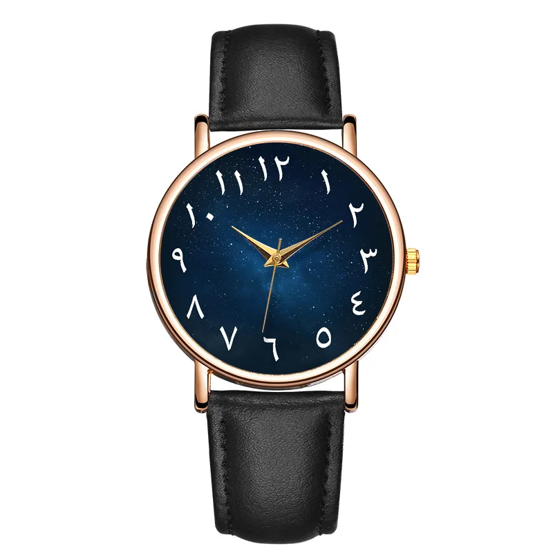 

SMVPErkek Kol Saati Fashion Arabic Numerals Dial Wrist Watch Montre Relojes Hombre British Leather Band Casual Sport Mens Clock