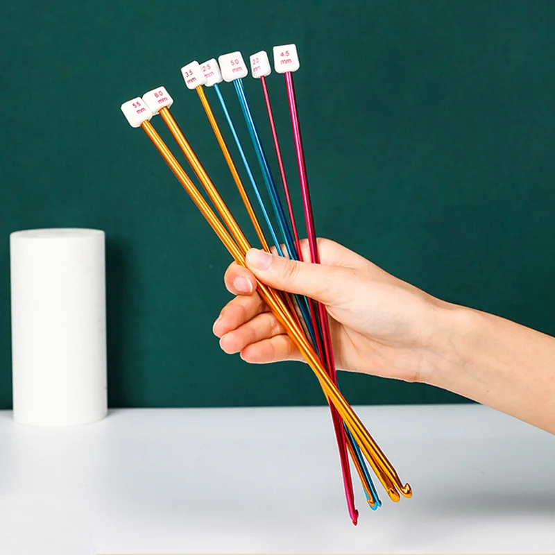 11 шт./упаковка вязальные крючки 27 см