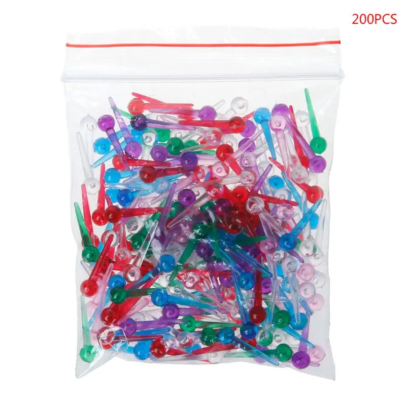 

200pcs Plastic Safety Push Pins Thumbtacks For Dressmaking Scarf Tailor Offices