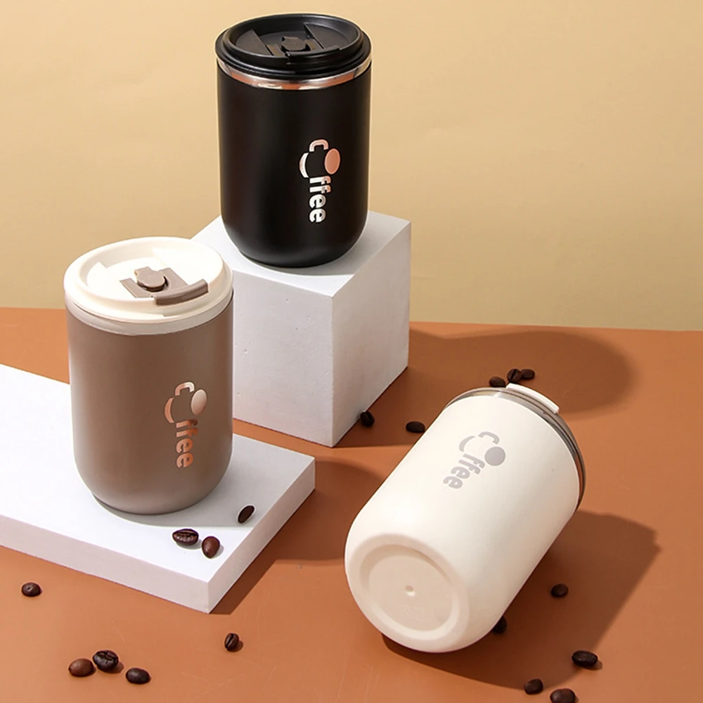 Cups Coffee Thermal Mug Leak-proof Travel Car Vacuum Flask Insulated Cup Milk Tea Water Bottle