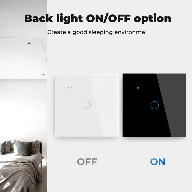 

Tuya Zigbee Water Heater Switch Smart Touch Wall Switch Timing Remote/Voice Control Work With Amazon Alexa Google Home 40A