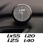 Автомобильный орнамент, автомобильные часы, кварцевые часы для Hyundai i10 i25 i20 i30 N i40 N line i45 ix55 ix20 ix35 GENESIS, автомобильные аксессуары