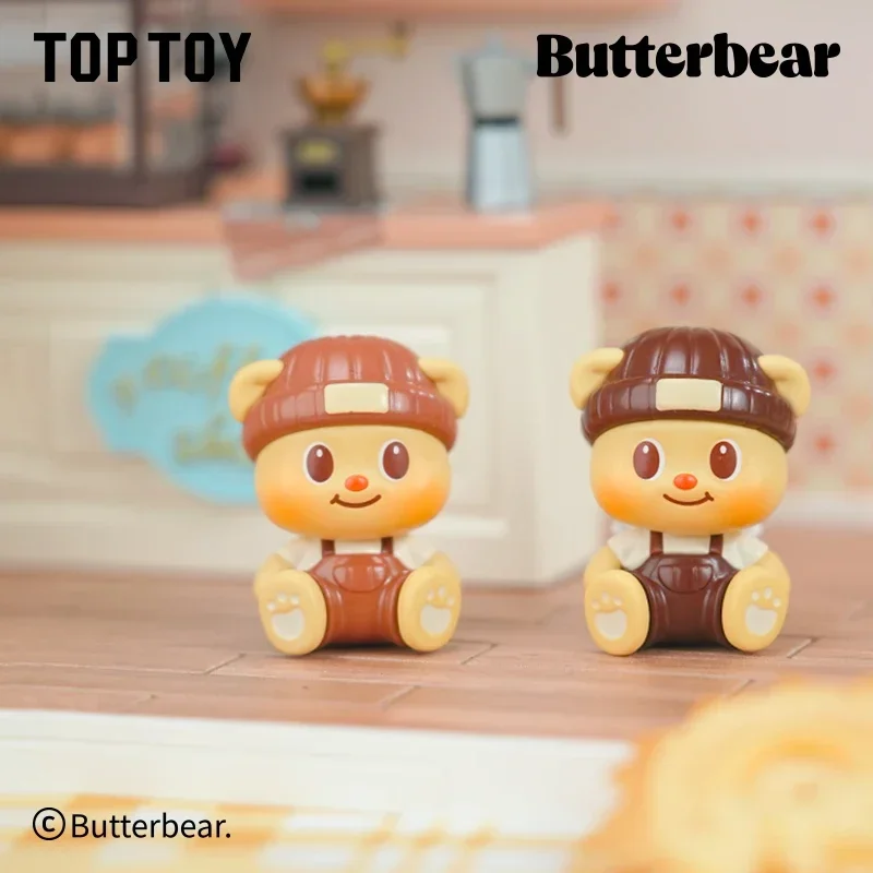Фото Игрушки-сюрпризы FUNISM Butterbear Mini Magio Sitting Series: коллекционные аниме-фигурки, кавайные куклы в закрытых коробках, подарок №4
