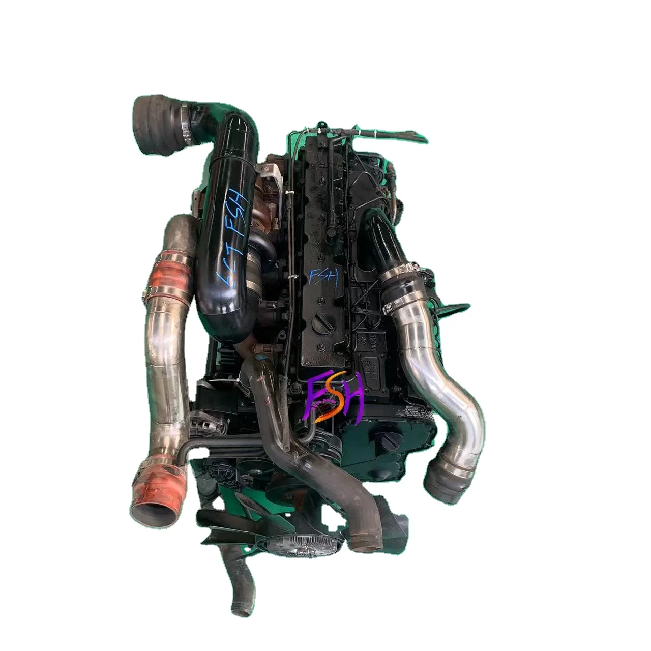 Полный Cum Mins 6CT Б/у дизельный двигатель 6-цилиндровый топливный прямой впрыск