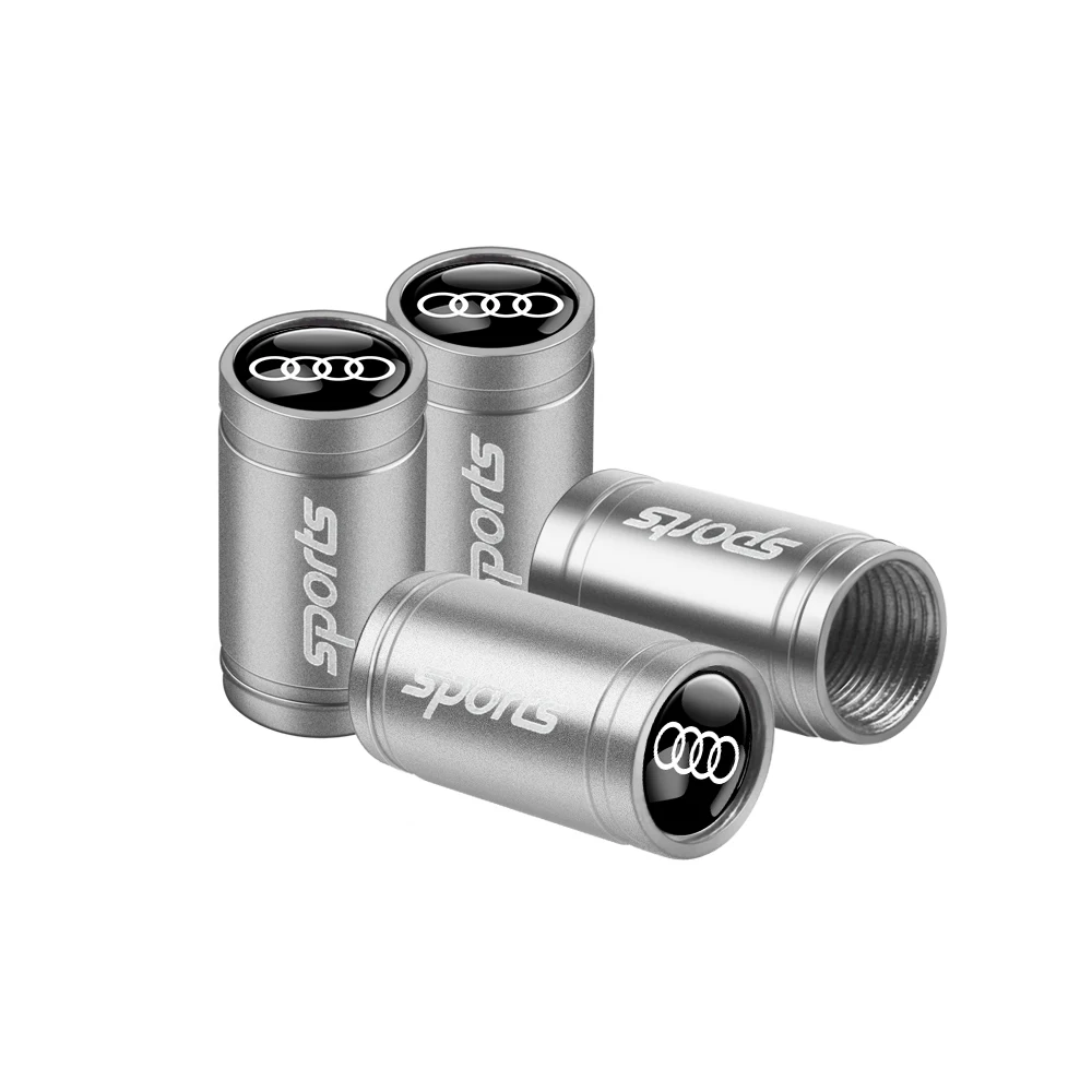 

4 шт. 3D алюминиевые автомобильные колеса, воздушный клапан, пылезащитные колпачки для Audi Sline A1 A2 A3 A4 A4L A5 A6 A7 A8 A8L TT Q1 Q2 Q3 Q4 Q5 Q6 Q7 Q8 B2