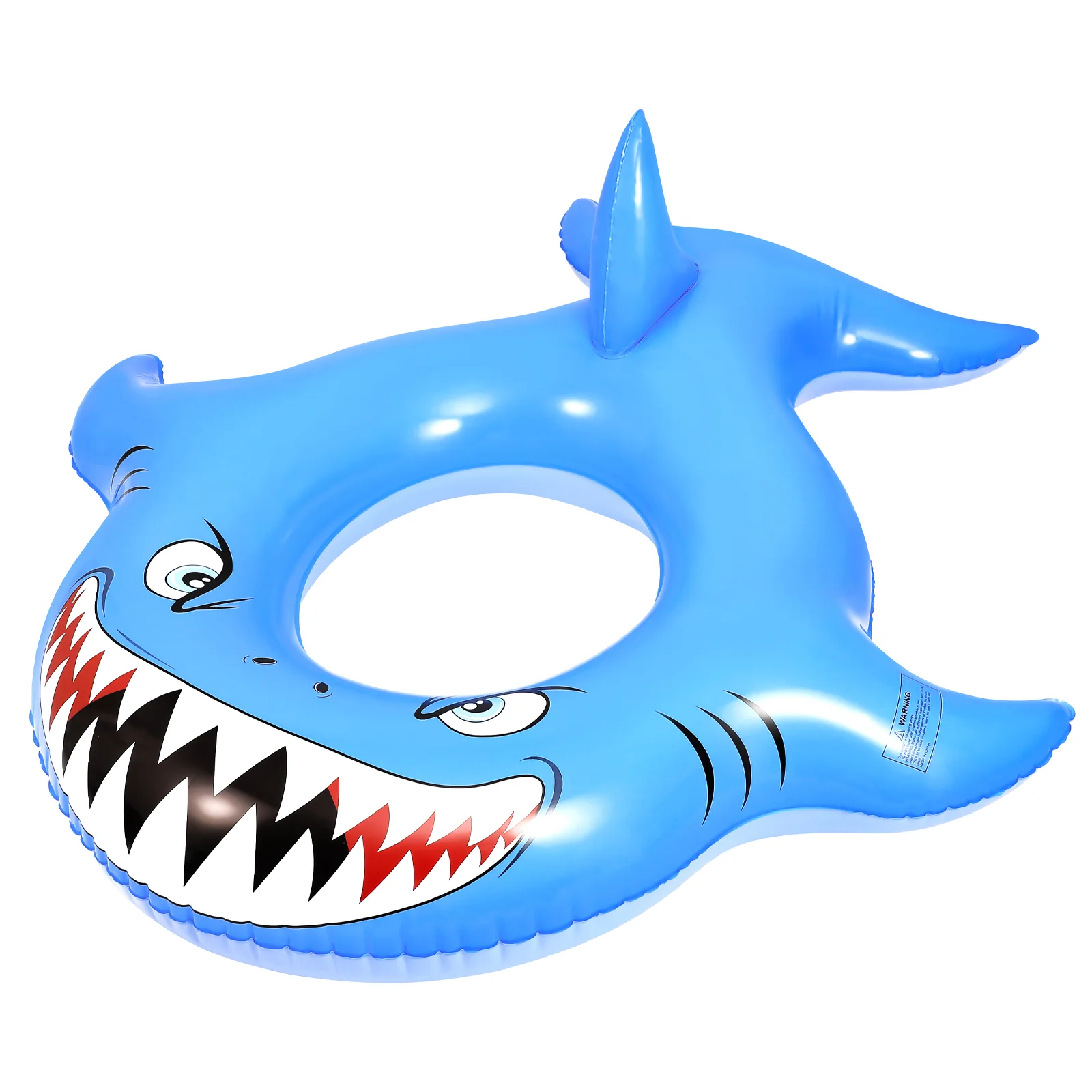 

Clispeed Inflatable Swimming Ring Shark Shape Design Swim Ring Water Party Float Easy to Inflate/Deflate Swimming Tube
