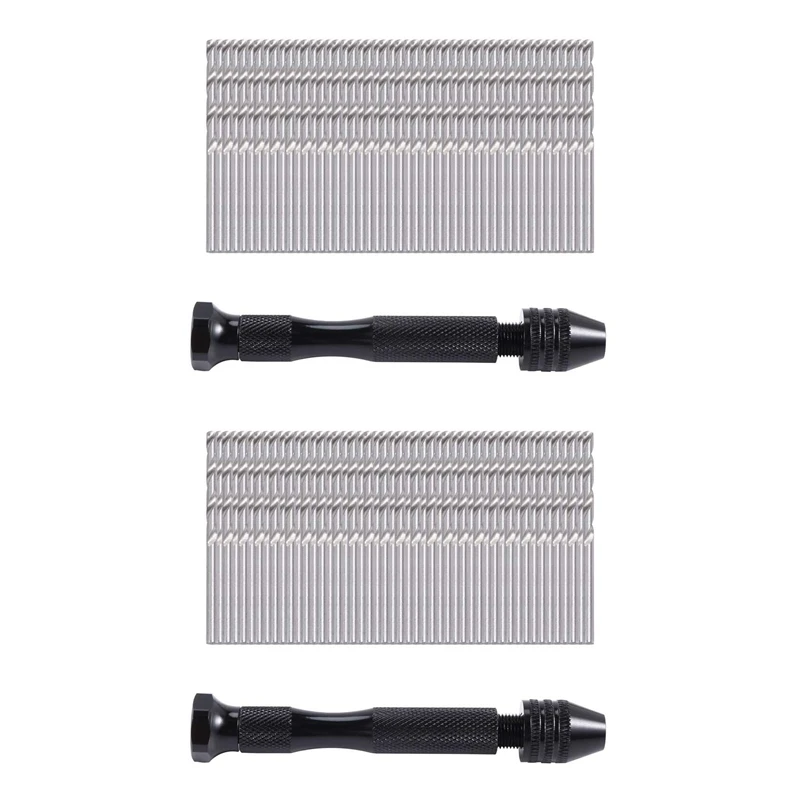 

Hand Drill Set Precision Pin Vise With 98 Pcs Mini Twist Drill Bits For Model,Jewelry Making,Multipurpose Rotary Tool