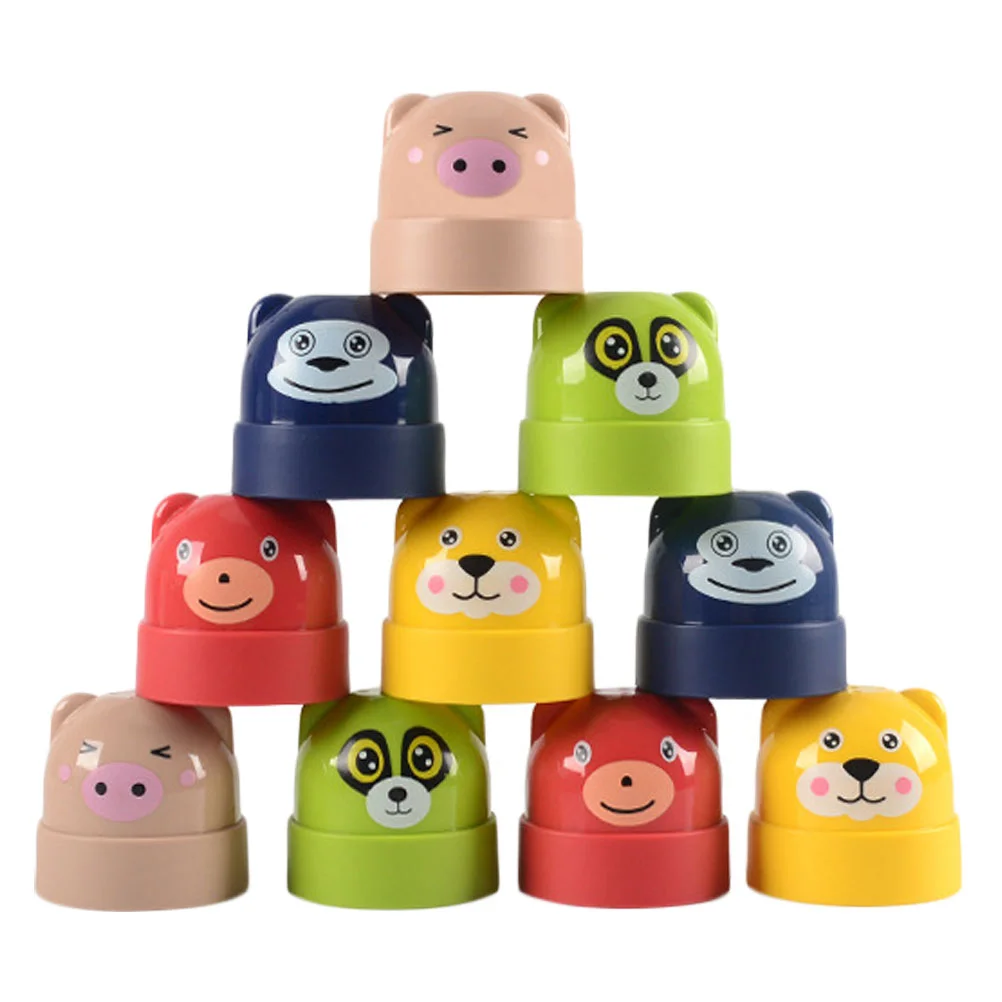 

1 Set Stacking Blocks Helpful Durable Supply Plaything for Kids Child Toddler