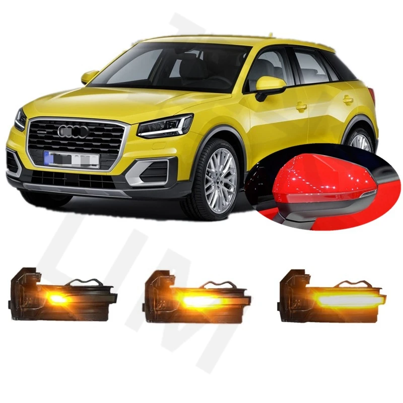 Для Audi Q2 GA 2016 2017 2018 2019 2020 2021 2022 2023 2024 последовательный динамический светодиодный