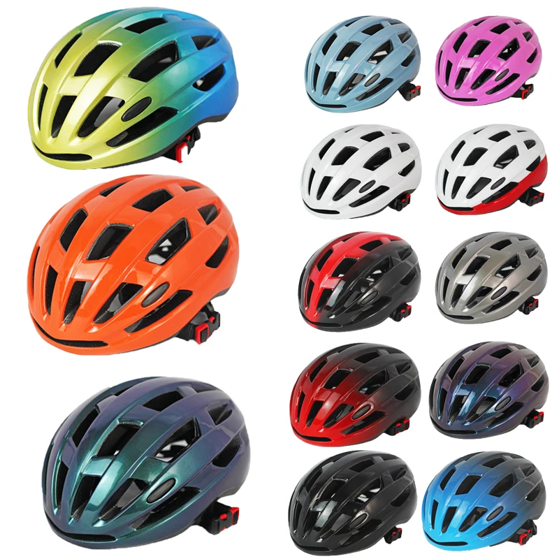 

New Ultralight Road Cycling Helmet Comfortable Durable Cycling Safety Adjustable Cap Women Men Integrally-Molded Helmet Quipmen