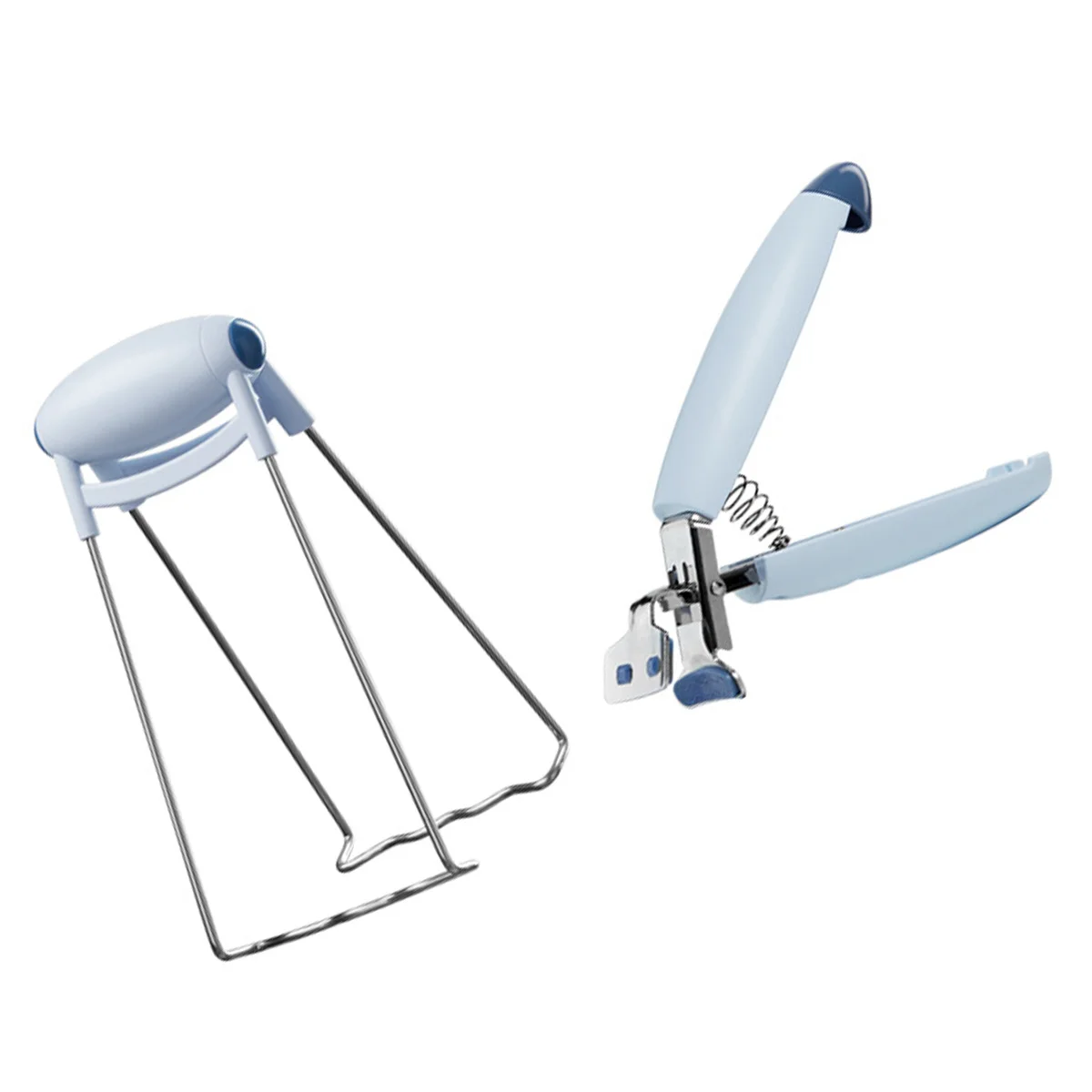 

2pcs Hot Plate Gripper Food Tongs Kitchen Supplies Camping Supplies Dish Clamp