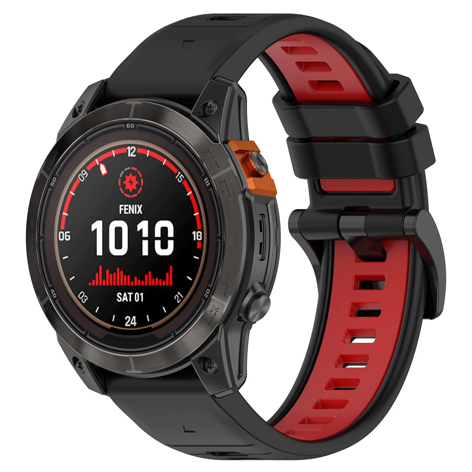 Фото Силиконовый ремешок для часов 22 мм для Garmin Fenix 8/E/7/6 Pro/Quatix 5/Epix/Instinct/MARQ/965 955, ремешок для умных часов №5