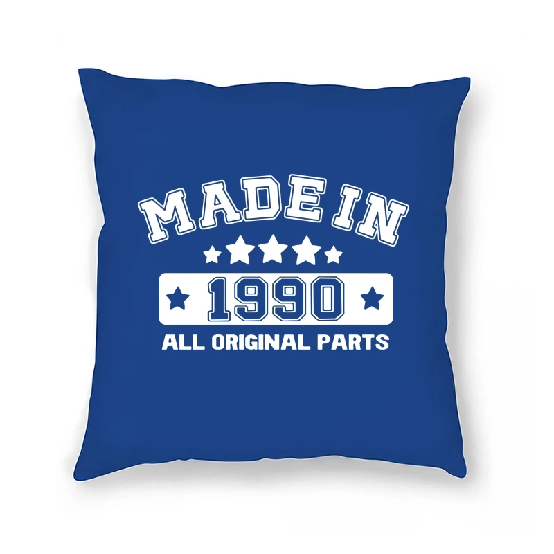 

REM REM Fashion Made In 1990 Funny Birthday Gift Pillow Case Cool