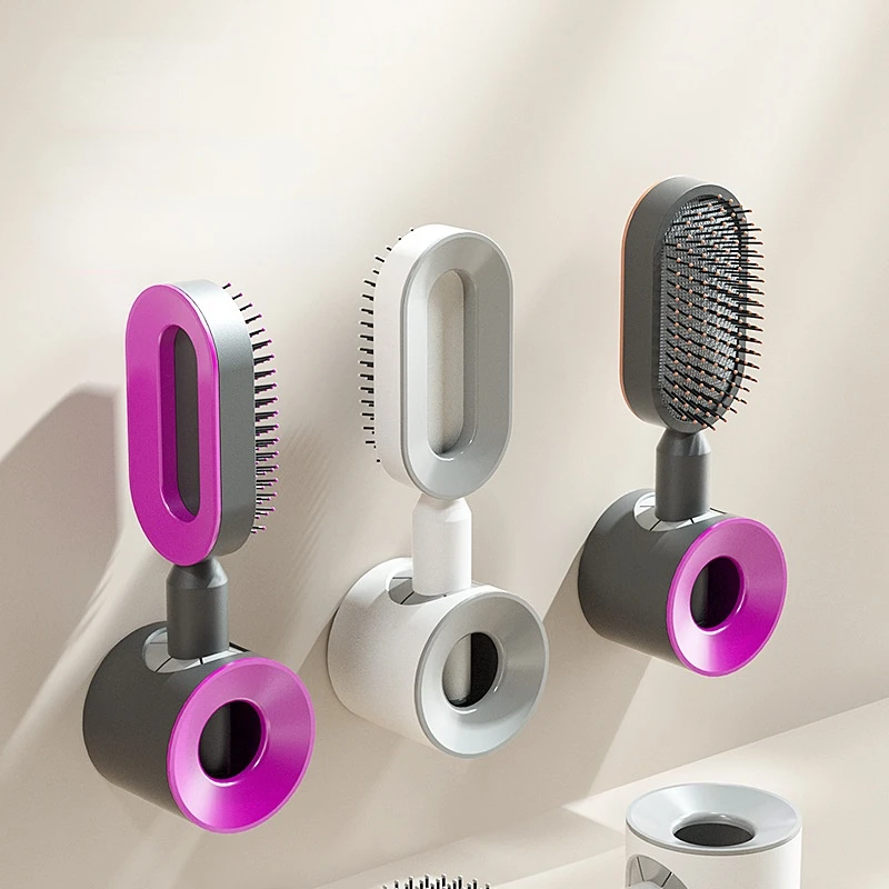 

Anti-static chair care air bag Massage station Rose plate bouffant hair salon accessories home hair comb