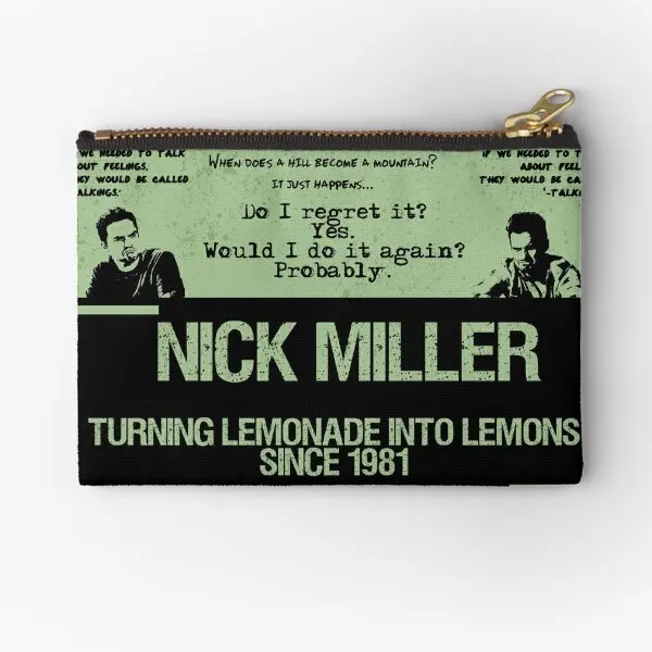 

Ник Миллер, кармашки на молнии для денег, Маленькие Мужские упаковочные трусики, женские носки для ключей, хранение нижнего белья, косметика, чистый цвет