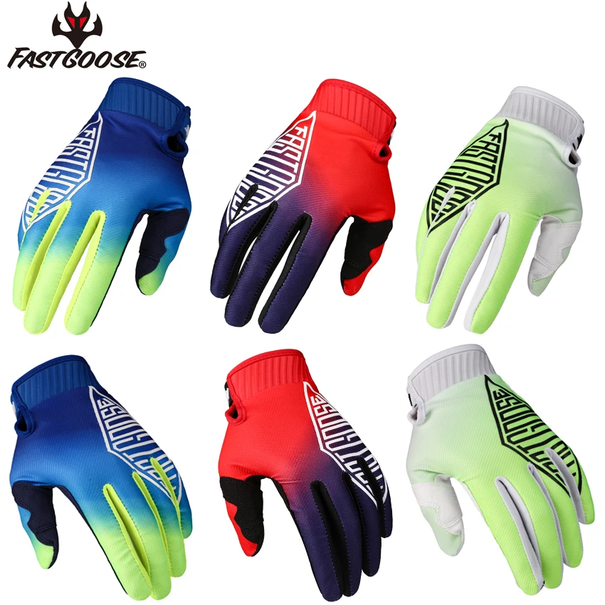FAST GOOSE Bicycle Gloves ATV MTB BMX Off Road Motorcycle Gloves Mountain Bike Bicycle House Gloves Motocross Bike Racing Gloves