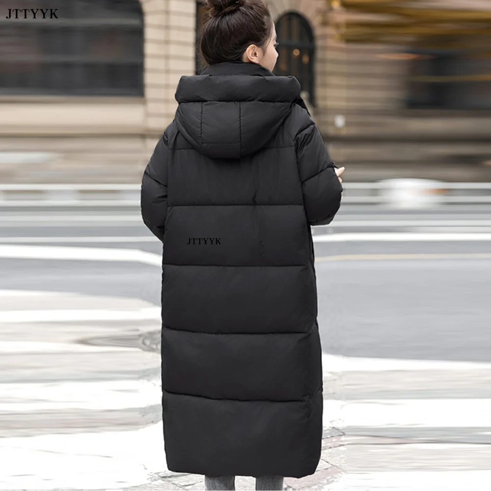 Парка женская новая верхняя одежда Корейская длинное пальто женские зимние